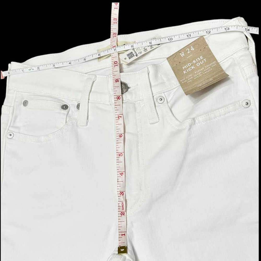 Madewell | NWT Kick Out Crop Jeans Size 24 - Picture 6 of 9